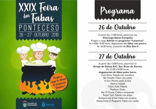 Feira das  Fabas Ponteceso 2019