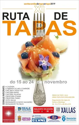 Ruta tapas santa comba novembro 2019