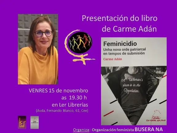 Presentacion do libro de Carme Adan en Cee