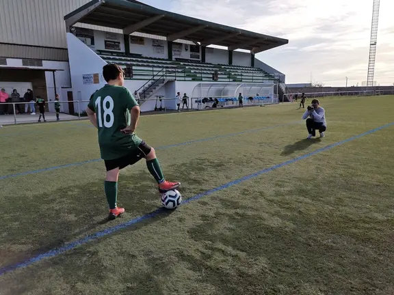 Sacando fotos do album en Fisterra