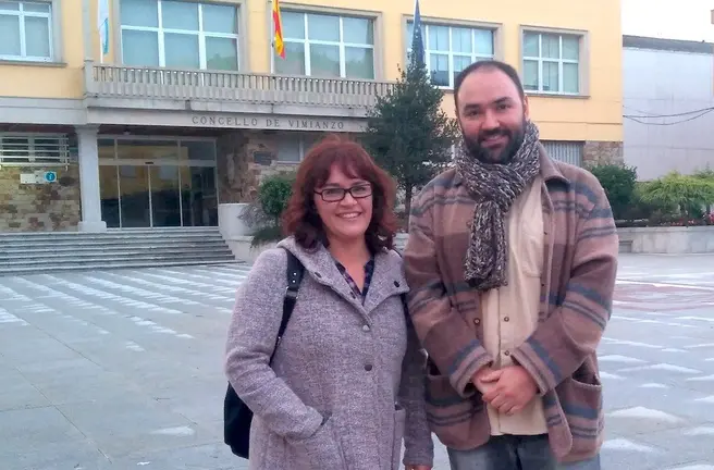 Lorena Suarez e Beto Roget no BNG de Vimianzo