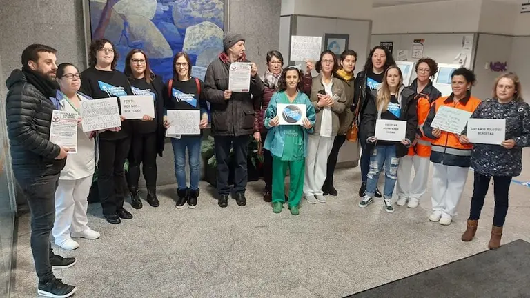 Enfermeiras Eventuais en Loita no Hospital de Cee