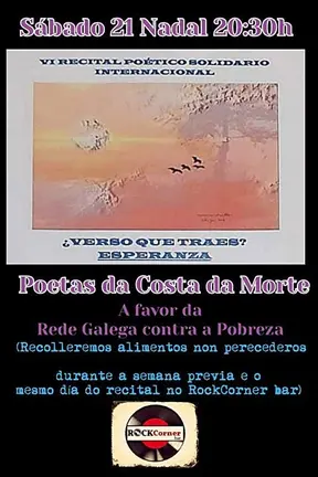 Recital poetico no Pub Corner de Cee