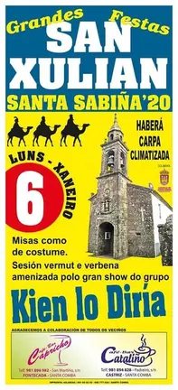 Festas de San Xulian de Santa Sabina Santa Comba 2019