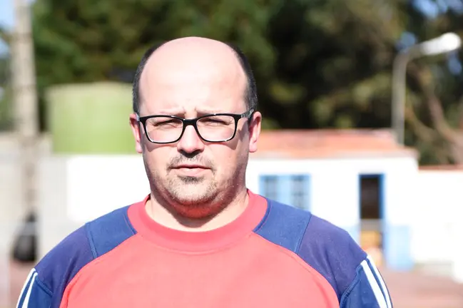 Diego Lobelos Adestrador do Muxia-Foto-David Castro