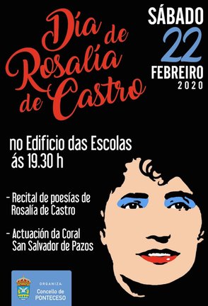 Recital polo Dia de Rosalia de Castro en Ponteceso
