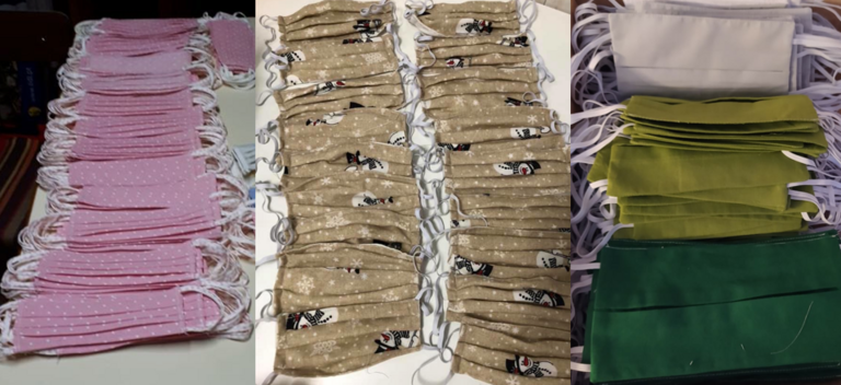 Mascarillas cubrebocas reutilizables de tela para uso non sanitario