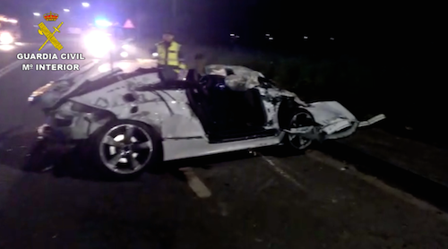 Accidente en Santa Comba