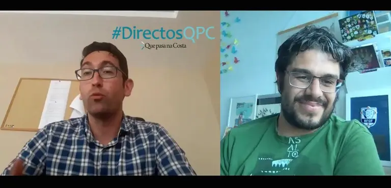 Bebeto falando con Ubaldo en QPC