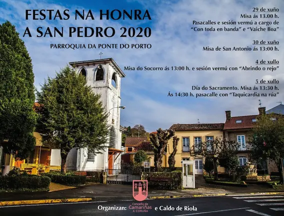 Festas de San Pedro da Ponte do Porto 2020