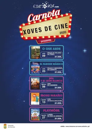 Cine ao aire libre en Carnota