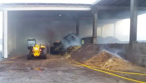 Incendio na Granxabar de Grille-Mazaricos