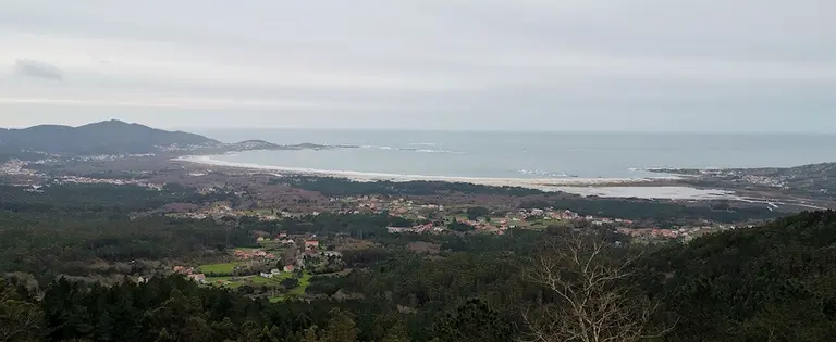 Carnota dende o mirador de Mouredo