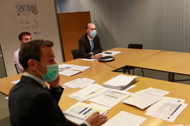 O conselleiro de Sanidade, Jes&uacute;s V&aacute;zquez Almui&ntilde;a, reunirase por videoconferencia co comit&eacute; de expertos sanitarios. 