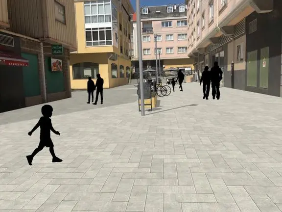 Remodelacipon da rua de Laracha