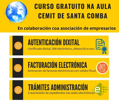 Cursos dixitalizacion en Santa Comba