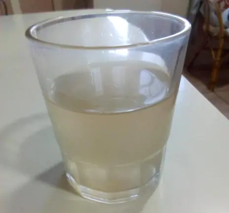 Auga turbia da villa