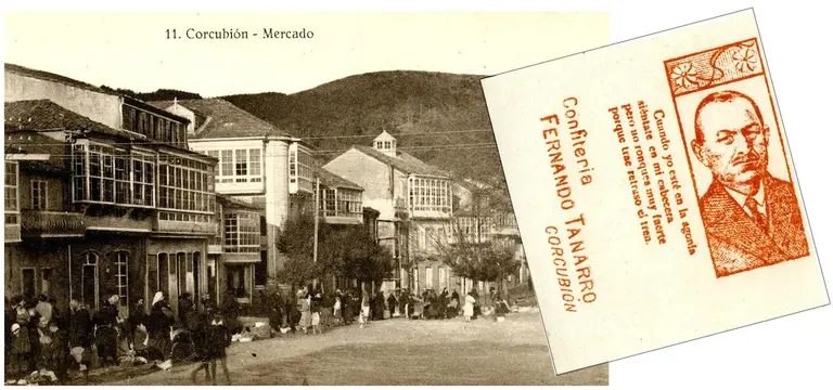 Corcubion 1930-Postal de Tanarro 0