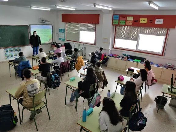 Vieiro na escola cos amigos da  horta