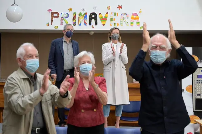 Carballo. A Coru&ntilde;a
A conselleira de Pol&iacute;tica Social, Fabiola Garc&iacute;a, visita a residencia de maiores de titularidade auton&oacute;mica
21/05/2021
Foto: Moncho Fuentes / AGN