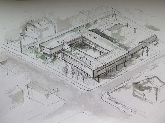 Boquexo artistico Albergue Camari&ntilde;as