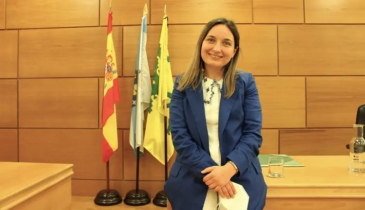 Maria Torres participou no seu &uacute;ltimo pleno como concelleira do PSOE