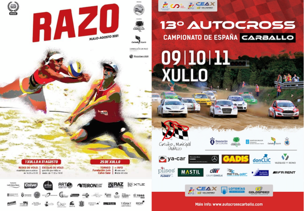 VOLEI PRAIA E Autocross en Carballo