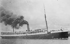 Buque Columbia afundido en Camarinas