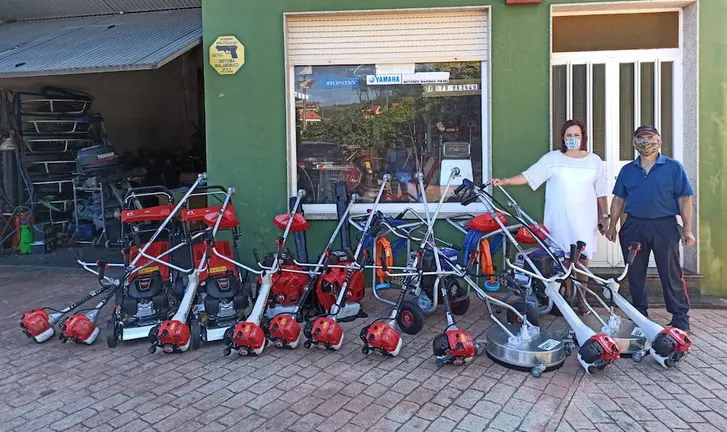 Maquinaria de roza e limpeza