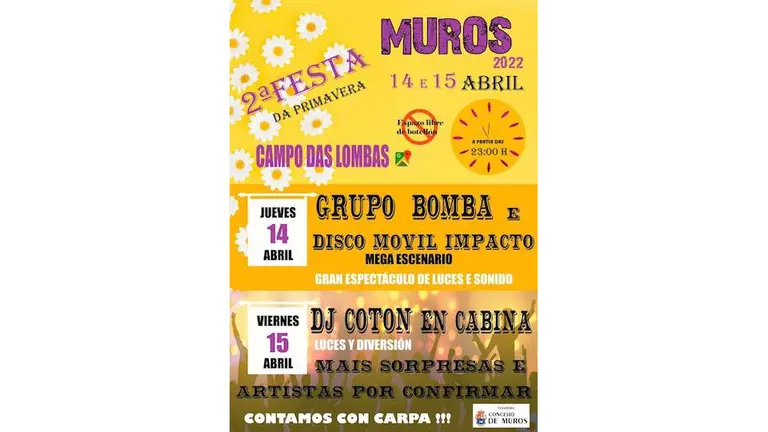 festa de primavera de muros 2022