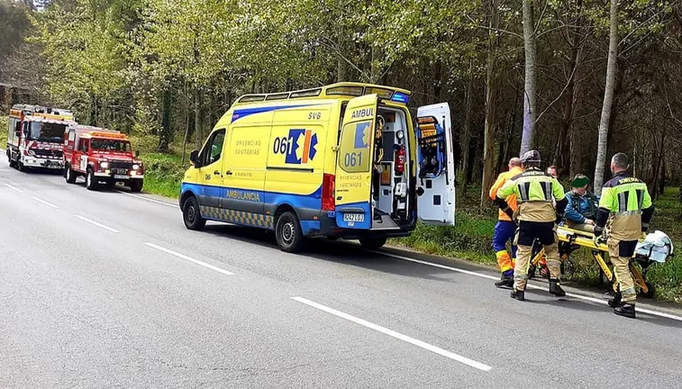 Accidente pescador de rio