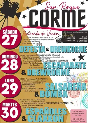 Festas de San Roque de Corme 2022