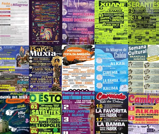 Axenda Festas Costa da Morte setembro 2022