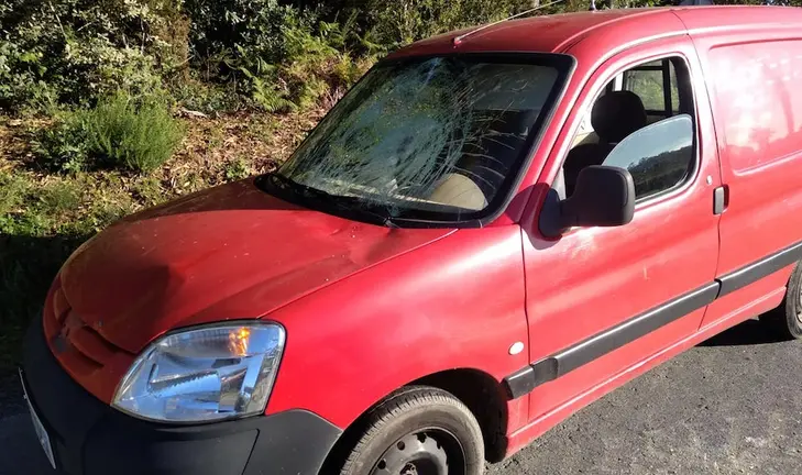 Atropelo en Santa Comba