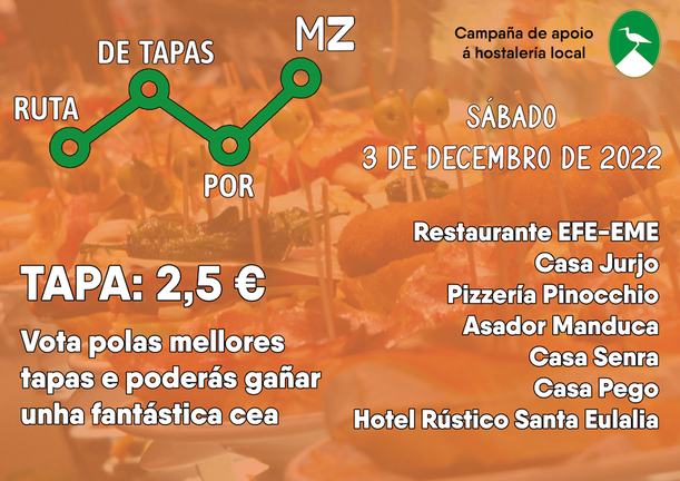RUTA DAS TAPAS MAZARICOS 2022
