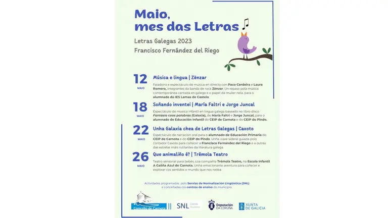 Letras Galegas Carnota 2023