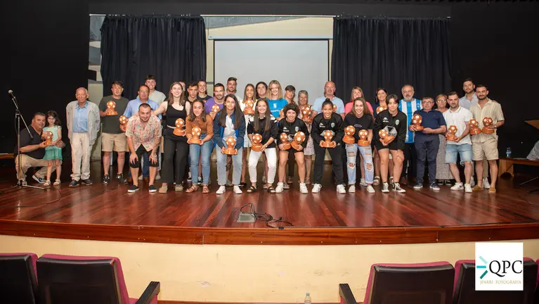 Gala Futbol da Costa 2023-Foto de familia