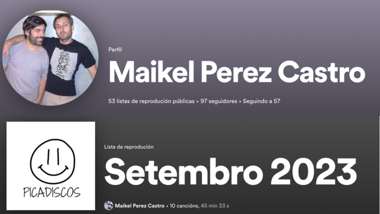 Lista de Maikel Perez Castro Setembro 2023