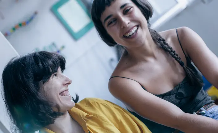 Sabela Ramos e Marcia Vazquez son Escora