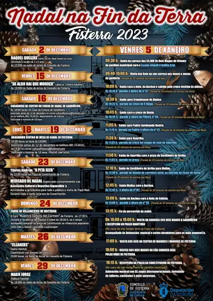 CARTEL NADAL 2023. FISTERRA