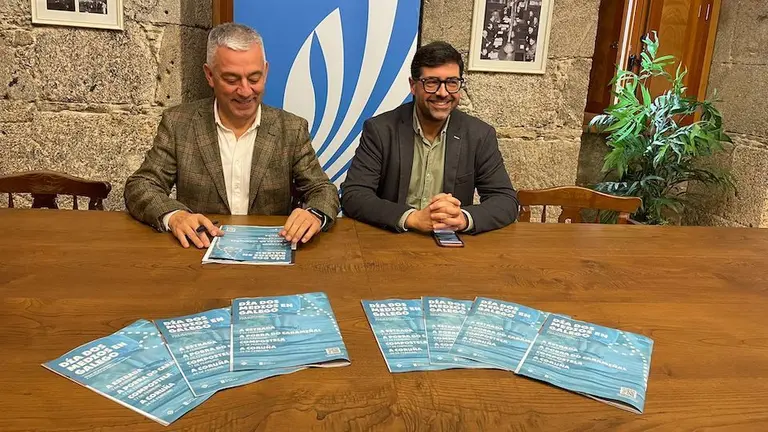 Valentin Garcia e Pablo Garcia de Amega no Dia dos Medios en Galego 1