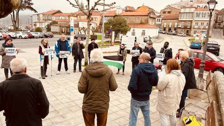 Concentración Palestina Corcubion