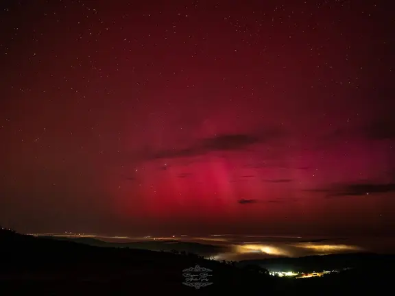 Aurora Boreal dende San Bartolo Costa da Morte-Foto-Begoña Brao e Antón Pazos 2