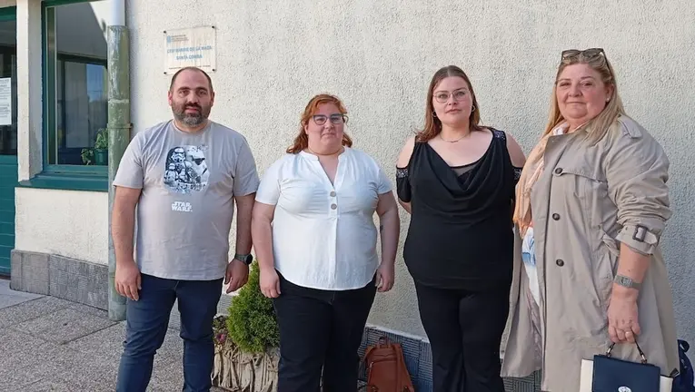 Juan Sixto BNG de Santa Comba no CEIP Barrie de La Maza