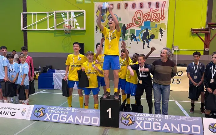 EFM Vimianzo ganou o Campionato Intercomarcal de Futbito