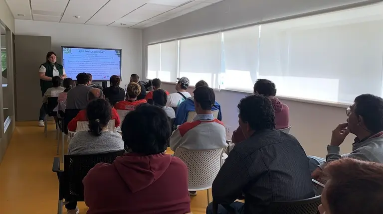 Sesion formativa de Vieiro contra o tabaco