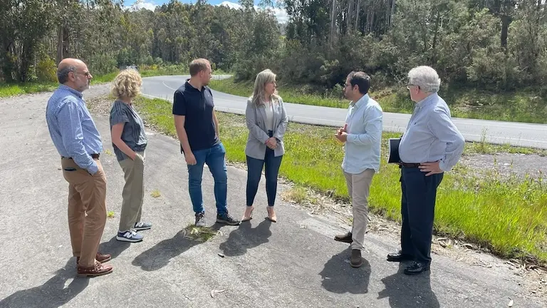 Visita instituconal estrada Santa Comba-Coristanc Dp 2904