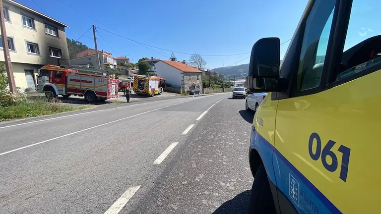 O 061 nunha emerxencia sanitaria en Laxe