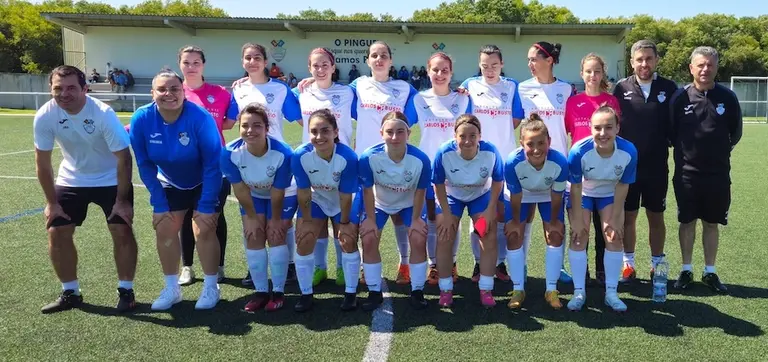 Ponteceso ante o Orillamar no Pinguel