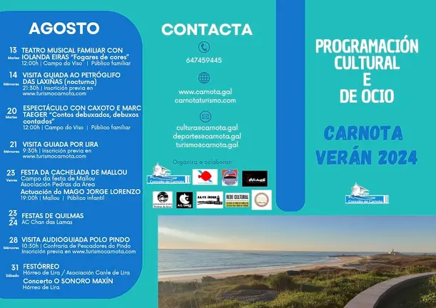 Tríptico VERÁN Carnota 2024 